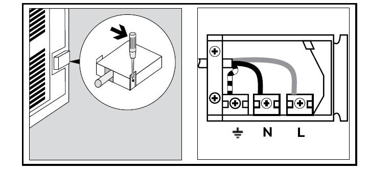 Հակառակ դեպքում, անհրաժեշտ է վահանից լրացուցիչ երեք առանցքային էլեկտրական մալուխի տեղադրում, որի մեջ տեղադրված է 16 Ա սարքը   պաշտպանիչ անջատում